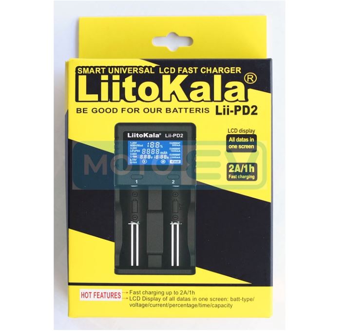 SMART UNIVERSAL LCD FAST CHARGER Lii-PD2